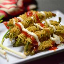 stik buncis migoto (mie goreng rasa soto)